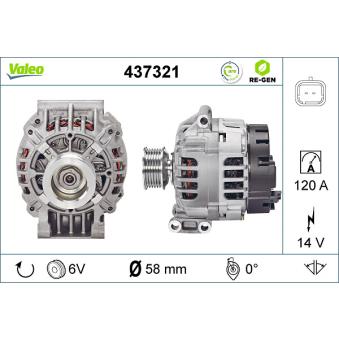 Alternateur VALEO OEM 8200019706