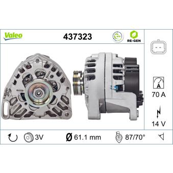 Alternateur VALEO OEM 8200065730 Alternateur VALEO OEM 8200065730