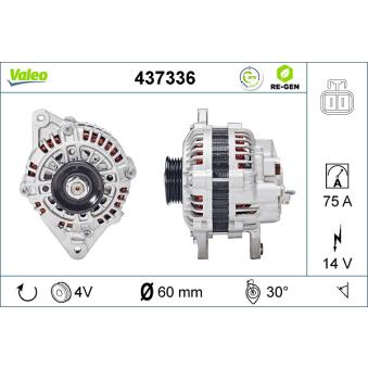 Alternateur VALEO OEM 3730022023