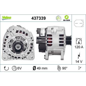 Alternateur VALEO OEM 038903018Q