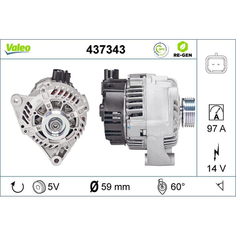 Alternateur VALEO 437343 - Visuel 1