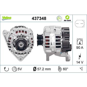 Alternateur VALEO OEM 038903018E
