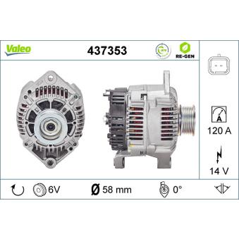 Alternateur VALEO OEM 4402600