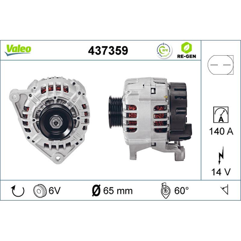 Alternateur VALEO 437359 - Visuel 1