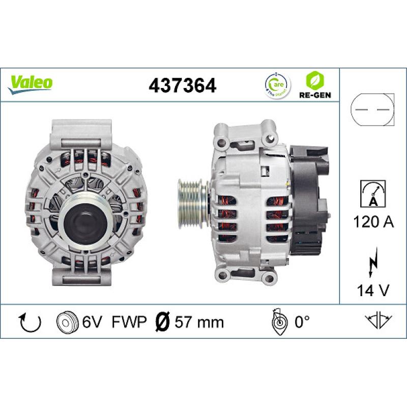 Alternateur VALEO 437364 - Visuel 1