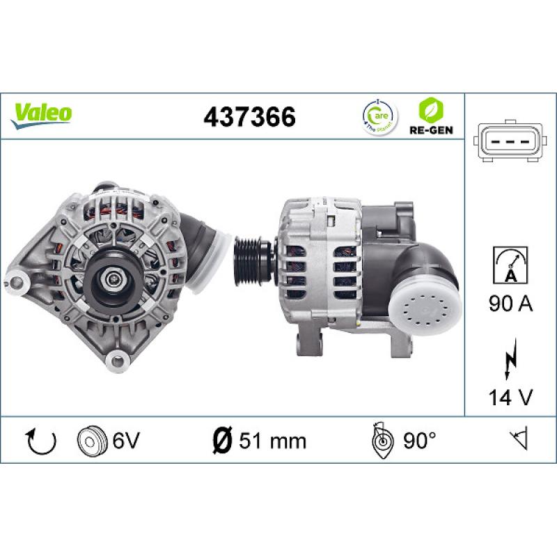 Alternateur VALEO 437366 - Visuel 1