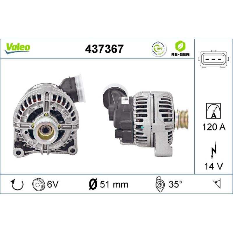 Alternateur VALEO 437367 - Visuel 1