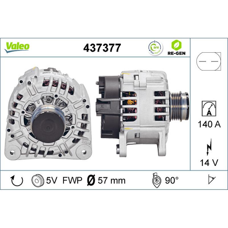 Alternateur VALEO 437377 - Visuel 1