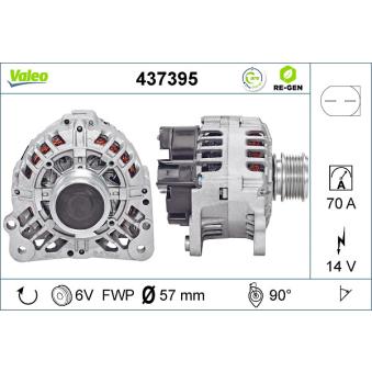 Alternateur VALEO OEM 45903023B