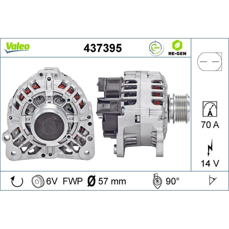 Alternateur VALEO 437395 - Visuel 1