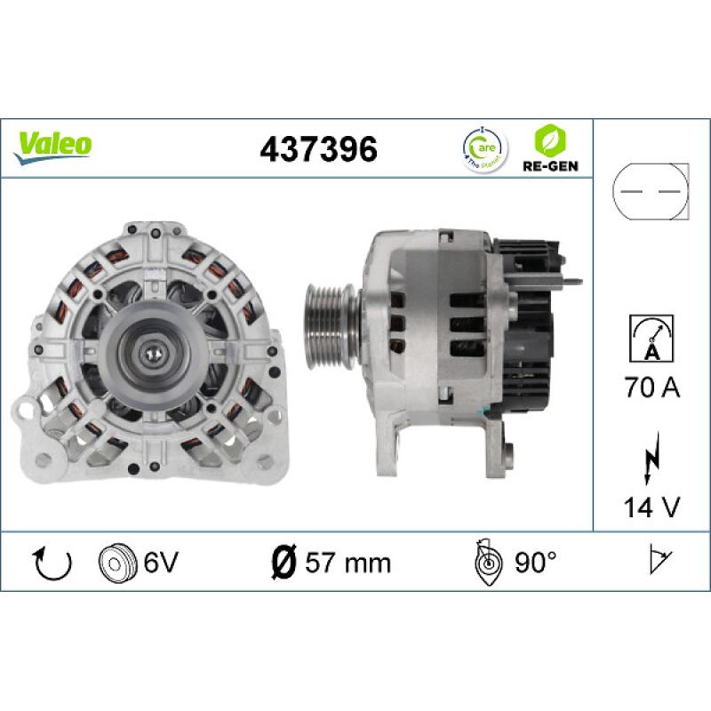 Alternateur VALEO 437396 - Visuel 1