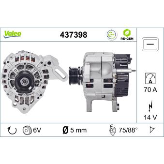 Alternateur VALEO OEM 037903025N