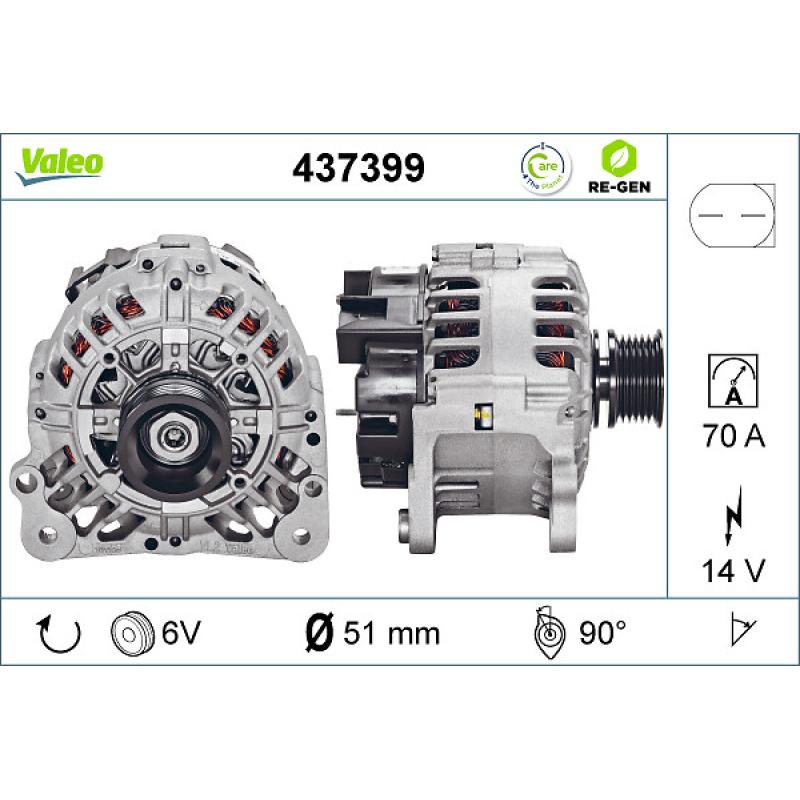 Alternateur VALEO 437399 - Visuel 1