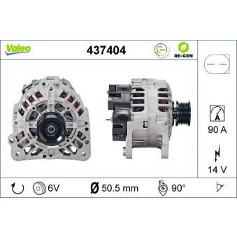 Alternateur VALEO OEM 037903025T