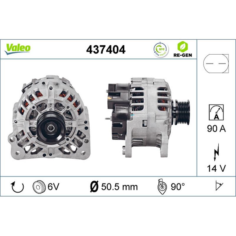Alternateur VALEO 437404 - Visuel 1