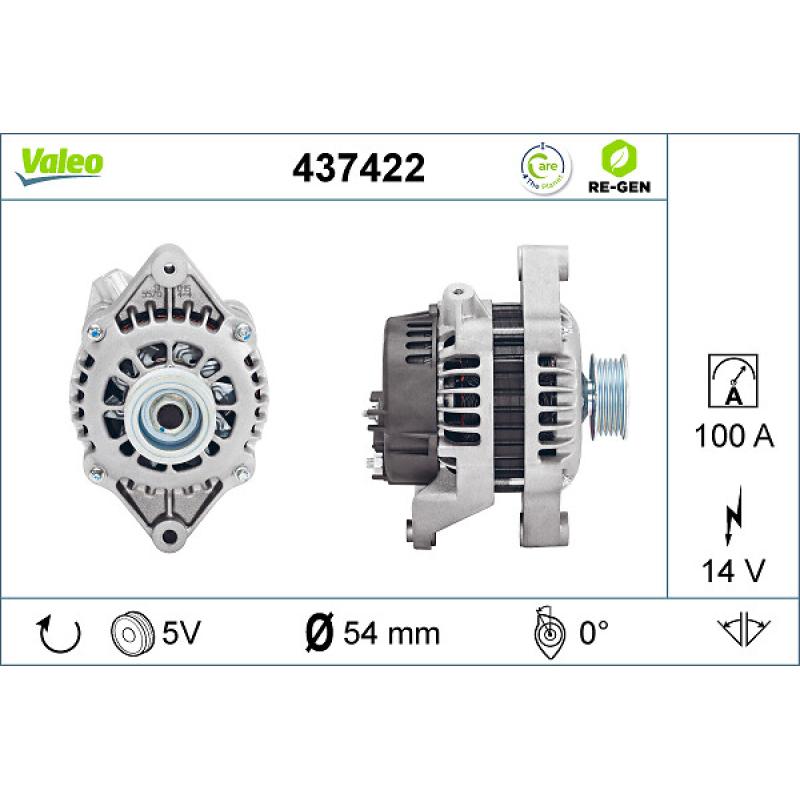 Alternateur VALEO 437422 - Visuel 1