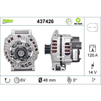 Alternateur VALEO OEM 12317515426 Alternateur VALEO OEM 12317515426