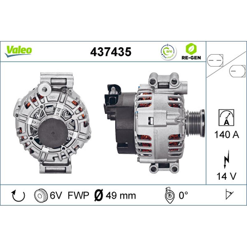 Alternateur VALEO 437435 - Visuel 1