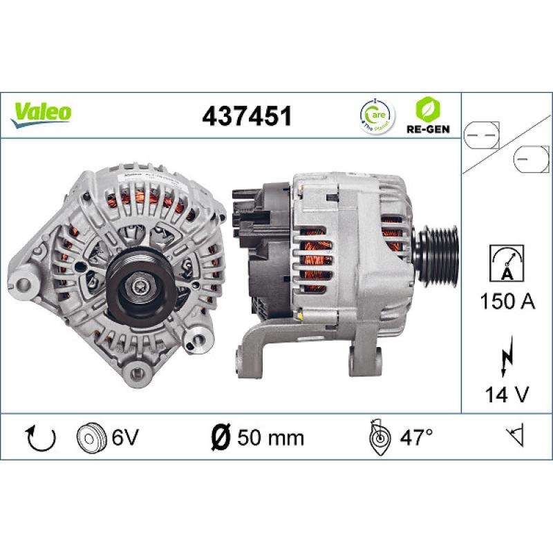 Alternateur VALEO 437451 - Visuel 1