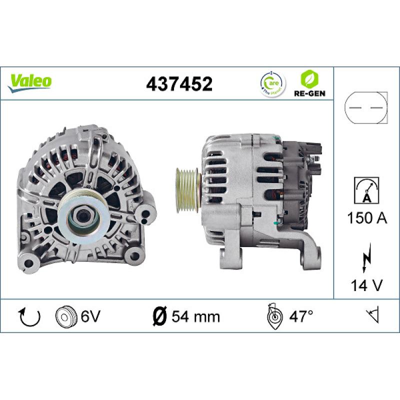 Alternateur VALEO 437452 - Visuel 1