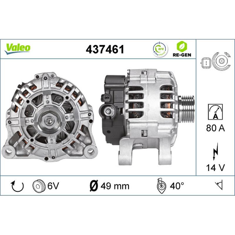 Alternateur VALEO 437461 - Visuel 1
