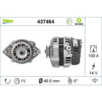 Alternateur VALEO OEM 6204074