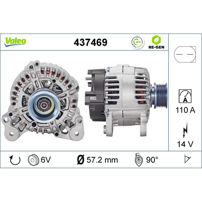 Alternateur VALEO 437469 - Visuel 1