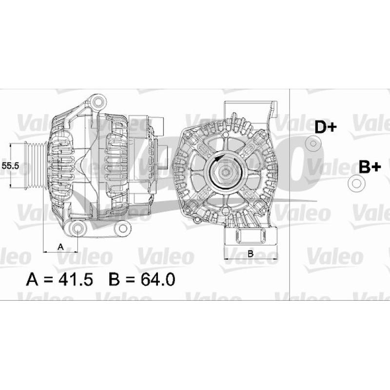 Alternateur VALEO 437475 - Visuel 2