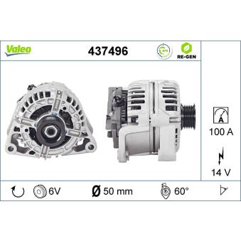 Alternateur VALEO OEM 6204015 Alternateur VALEO OEM 6204015