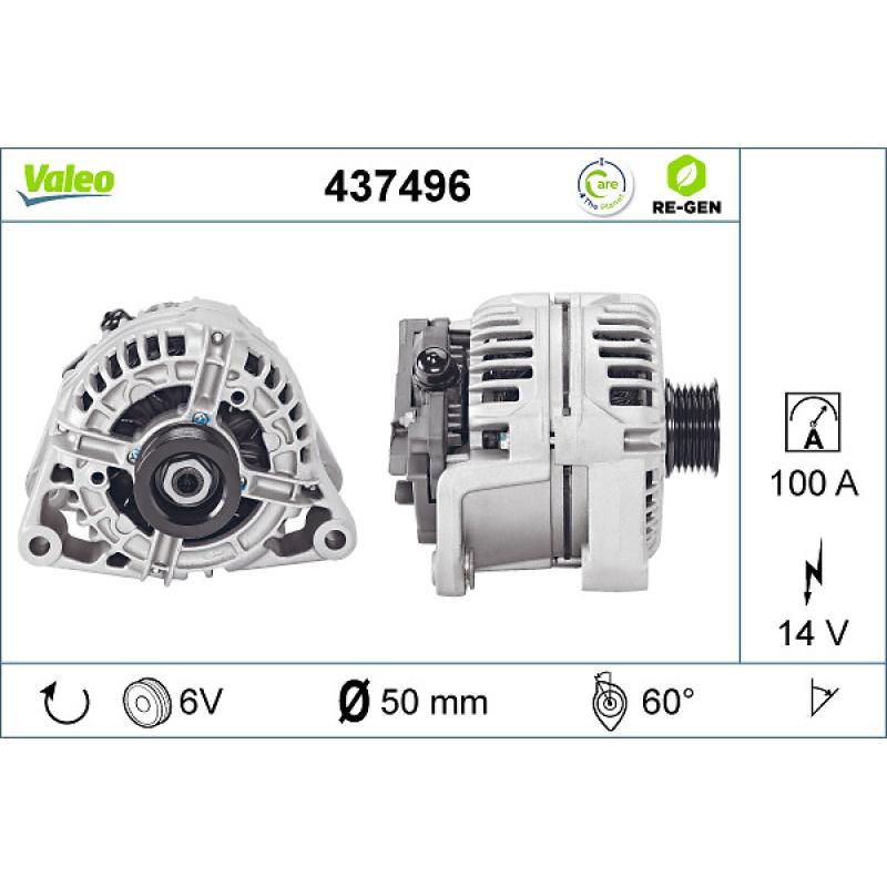 Alternateur VALEO 437496 - Visuel 1