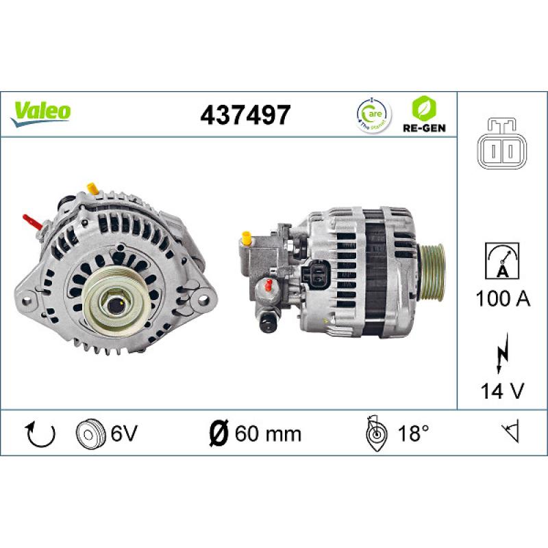 Alternateur VALEO 437497 - Visuel 1