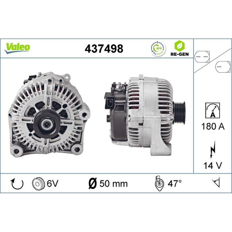 Alternateur VALEO 437498 - Visuel 1