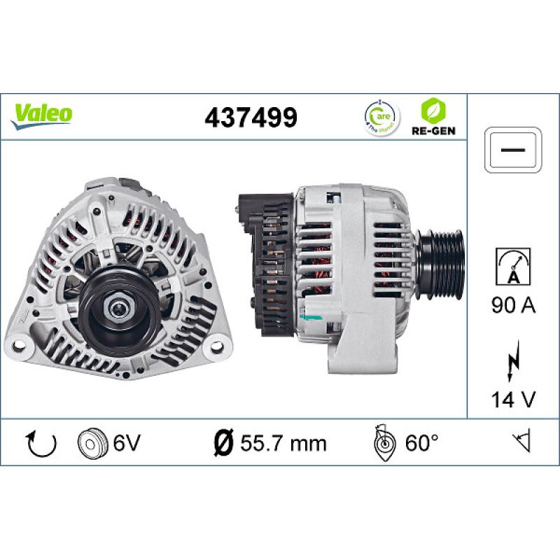 Alternateur VALEO 437499 - Visuel 1