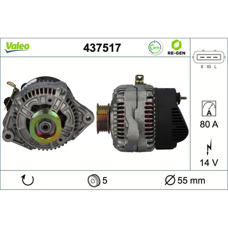 Alternateur VALEO 437517 - Visuel 1