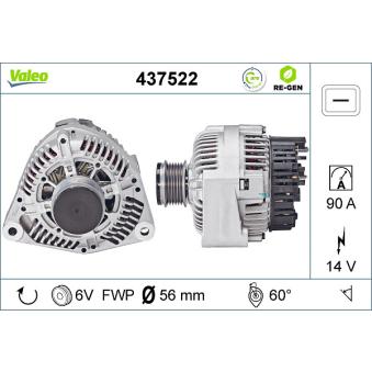 Alternateur VALEO OEM A010154490280