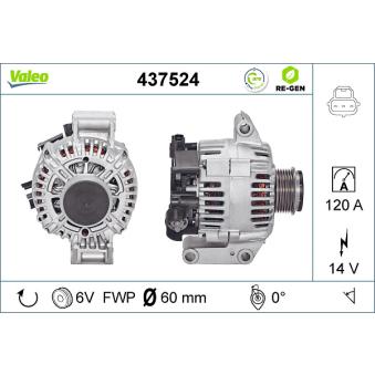 Alternateur VALEO OEM 1530193