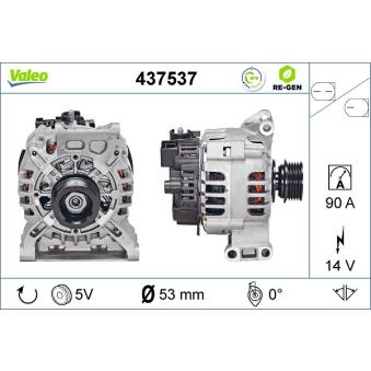 Alternateur VALEO OEM A26615412020080