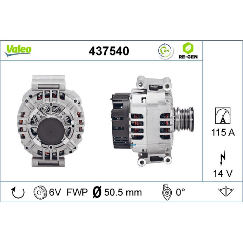 Alternateur VALEO 437540 - Visuel 1