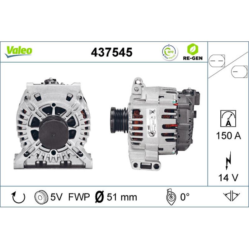 Alternateur VALEO 437545 - Visuel 1