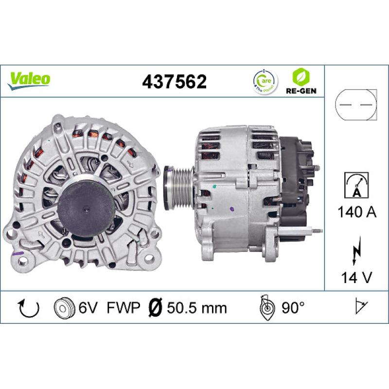 Alternateur VALEO 437562 - Visuel 1