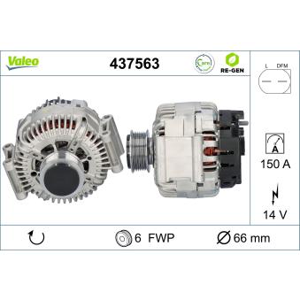 Alternateur VALEO OEM 06E903016E