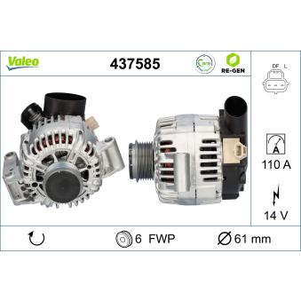Alternateur VALEO OEM 1151639