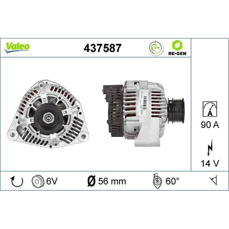 Alternateur VALEO 437587 - Visuel 1