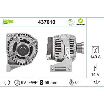 Alternateur VALEO OEM 8676496