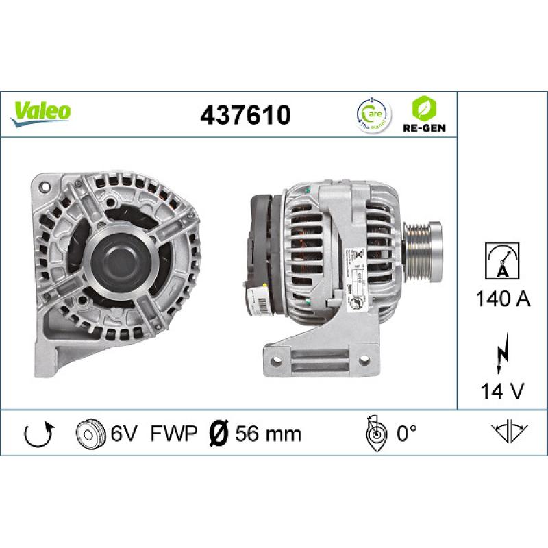 Alternateur VALEO 437610 - Visuel 1