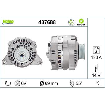 Alternateur VALEO OEM 1104931
