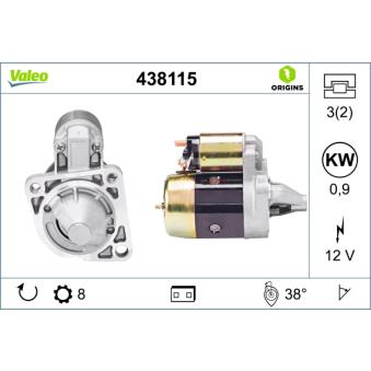 Démarreur VALEO OEM K90018400B Démarreur VALEO OEM K90018400B