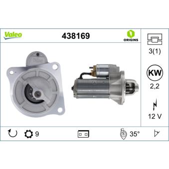 Démarreur VALEO OEM 4807374