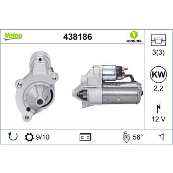 Démarreur VALEO OEM 5802G4