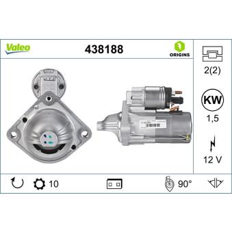 Démarreur VALEO 438188